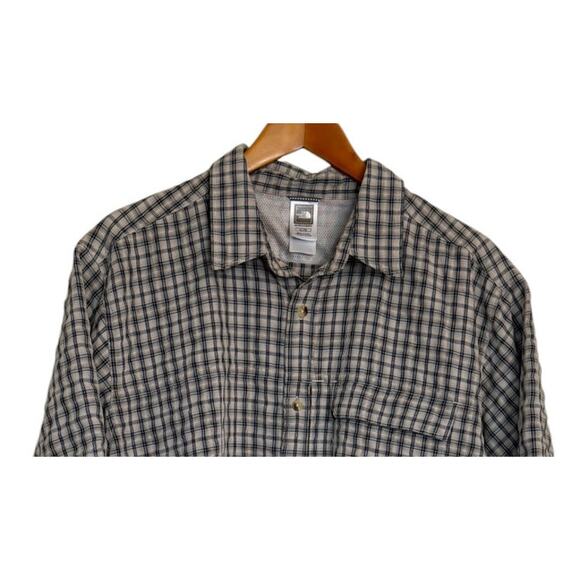 The North Face Shirt Men X Large Brown Modal‎ Button Up Gorpcore Hiking Outdoor - Picture 2 of 8
